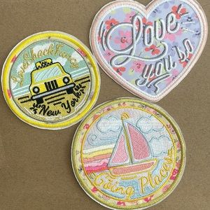 3 Super cute Stoney Clover Patches